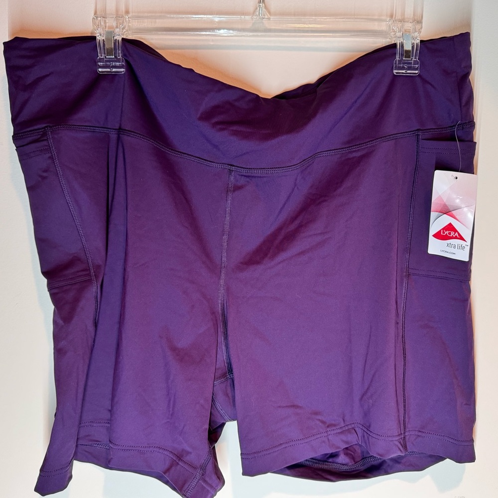 Land’s End Woman’s 3X Swimshorts in Blackberry